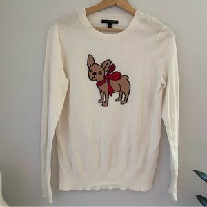 Banana Republic Dog Ribbon print Sweater